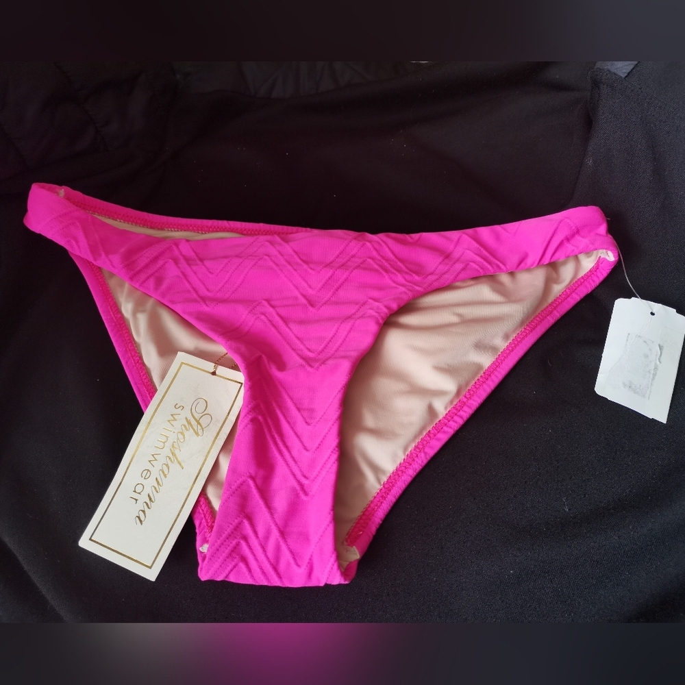 NWT Shoshanna Bikini Swim Bottom Pink Small